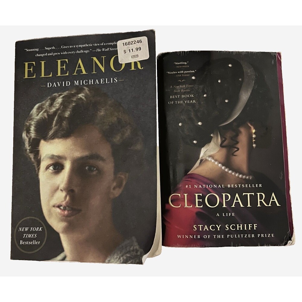 Cleopatra A Life Pulitzer Winner Eleanor Bestseller LOT 2 Historical Women Bio